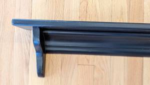 lot 182 image: Pair of Blue Wood Wall Shelves
