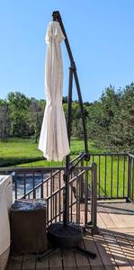 lot 31A image: 10ft Patio Umbrella and Stand