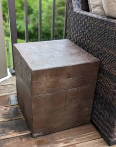 lot 11 image: Ashley Furniture Brook Ranch Patio Sectional and Side Tables