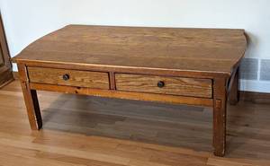 lot 96 image: Broyhill Wood Coffee Table