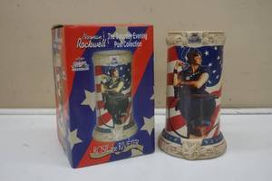 lot 329 image: Miller Norman Rockwell steins