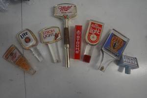 lot 363 image: Vintage lot of beer tap handles