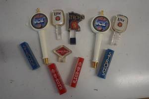 lot 368 image: Vintage lot of beer tap handles