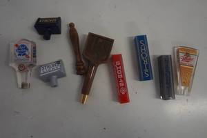 lot 372 image: Vintage lot of beer tap handles