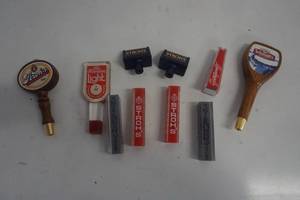 lot 374 image: Vintage lot of beer tap handles