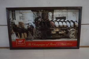 lot 387 image: Miller High Life Framed Picture 46