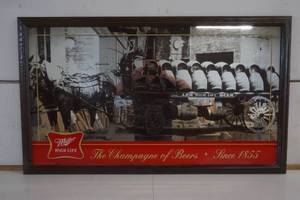 lot 388 image: Miller High Life Framed Picture 46