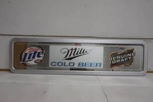 lot 459 image: Miller LiteMiller Genuine Draft Mirror