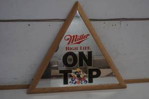 lot 475 image: Miller High Life Pool Mirror On Top