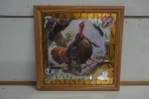 lot 489 image: Miller High Life Wild Turkey Gander Mountain with Joe Bucher case of 5 Pictures