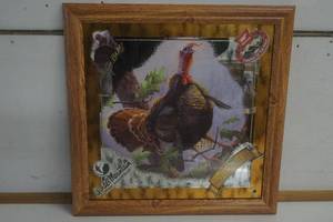 lot 490 image: Miller High Life Wild Turkey Gander Mountain with Joe Bucher case of 5 Pictures