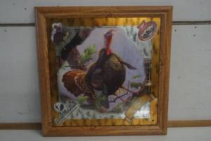 lot 493 image: Miller High Life Wild Turkey Gander Mountain with Joe Bucher case of 5 Pictures