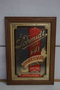lot 510 image: Schmidt Beer 130 Anniversary Framed Picture
