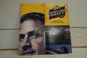 lot 512 image: MillerMiller Genuine Draft  3 Panel Racing Standee