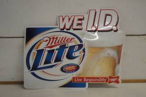 lot 567 image: Miller Lite We I.D.