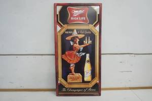 lot 655 image: Miller High Life Metal Sign