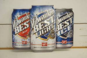lot 659 image: Milwaukees Best Metal Sign