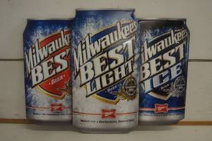 lot 664 image: Milwaukees Best Metal Sign