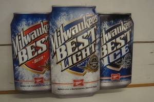 lot 666 image: Milwaukees Best Metal Sign