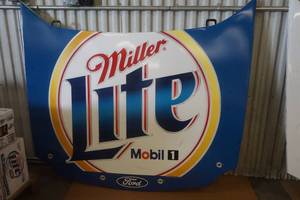 lot 701 image: Miller Lite Hood Wall Display (Blue)