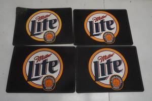lot 750 image: Miller Light Bar Mats