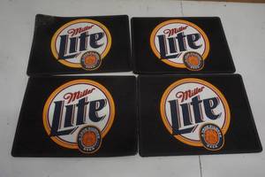 lot 751 image: Miller Light Bar Mats