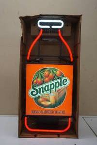 lot 6 image: Snapple Neon Sign 29 x 13