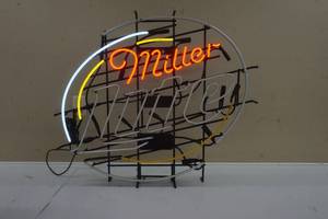 lot 29 image: Miller Lite Neon Beer Sign ( Some Neon does not work)