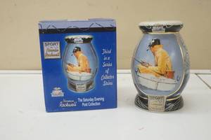 lot 40 image: 2003 Miller Holiday Stein #3 Sport Series Set of 12