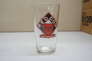 lot 70 image: Red Dog 160z Beer Glasses