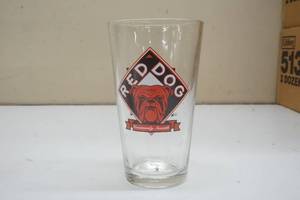 lot 72 image: Red Dog 160z Beer Glasses