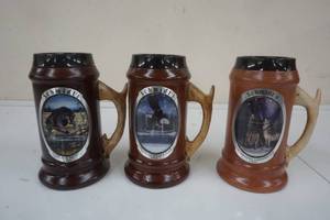 lot 125 image: Schmidt wood mug set, 1995 patented