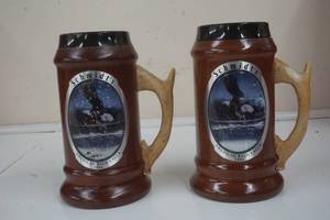 lot 132 image: Schmidt wood mug set, 1995 patented