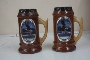 lot 133 image: Schmidt wood mug set, 1995 patented