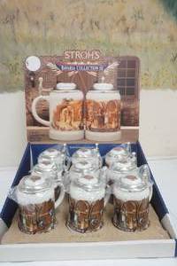lot 138 image: Strohs Bavaria collection #3 stein with store display