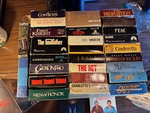 lot 43 image: VHS - James Bond, The Godfather, Lonesome Dove Series and many more