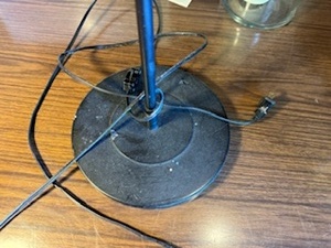 lot 56 image: Black Table Lamp