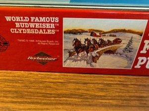 lot 39 image: Six Puzzles - Including Vintage World Famous Budweiser Clydesdale Jigsaw Puzzle