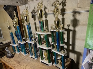 lot 109 image: Motorcycle Trophies