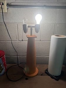 lot 118 image: Table Lamp - works needs bulb