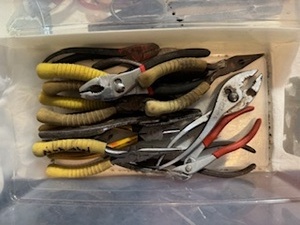 lot 137 image: Pliers, Cutters, Hammer and additional Tools