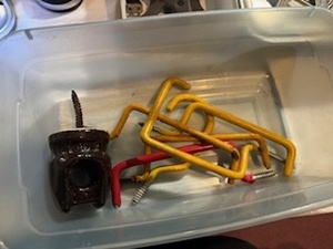 lot 140 image: LED Lights, Hooks, Caster Wheels and More.