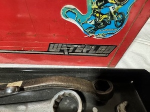 lot 160 image: Waterloo Toolbox Full of Wrenches including Craftsman, Husky, Northern and more