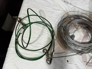 lot 182 image: Steel Cable and Dog Leashes