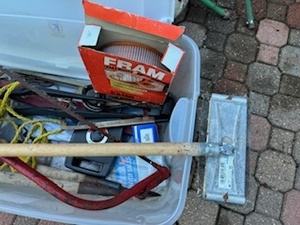 lot 188 image: Bin of Tools, New Filter and more