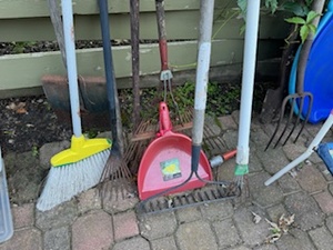 lot 196 image: Outdoor Toys, Sleds, Garden Tools