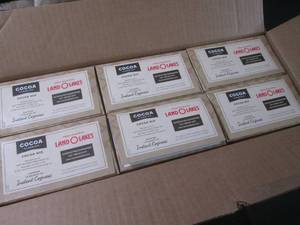 lot 393 image: (EC2) Case of 6 Boxes Chocolate Supreme Instant Cocoa Mix 12 Packets per Box Past Date