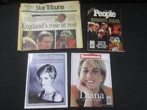 lot 417 image: (EC1) Princess Diana Magazines and News Paper