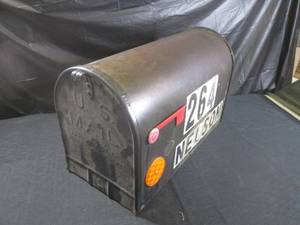 lot 418 image: (F-2) Large Metal Mail Box - 24 x 11 x 15 High