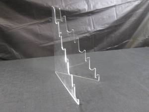 lot 32 image: (FS) Acrylic 7-Place Knife Display 12 12 Tall